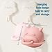 Cow Head Milk Carton Cap Leak Proof Pour Spout Dispenser for Milk Boxes, Funny Cow Milk Pourer Lid, Silicone Reusable Milk Cap for Cartons (pink)