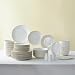 Produktbild Karaca Elegance Bone Mandarin 53-tlg Tafelservice, Bone China Teller Set für 12 Personen, Goldakzent Geschirrset für formelle & alltägliche Anlässe