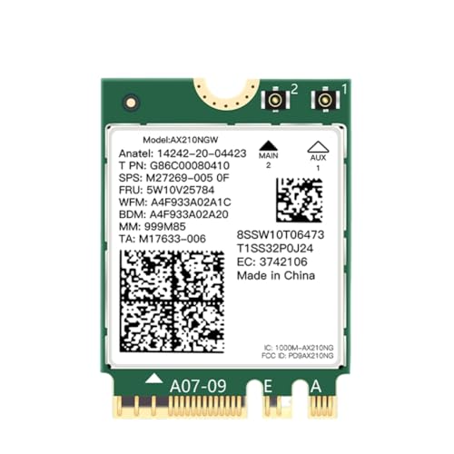 Tarjeta M.2 WiFi 6E para solucionar problemas de latencia en PC