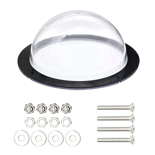 Recinzione per Cani,Cupola per Recinto Oblò for cani, finestra rotonda trasparente for recinzione, for animali domestici, resistente, in acrilico trasparente, for finestra, fai da te