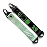 Fabric of the Universe Techwear Cyberpunk Graphic Keychain Hang Tag (CBR-002 Mint Green/Black Set)