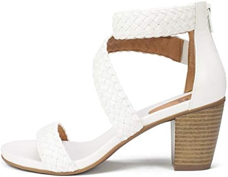 WHITE MOUNTAIN Shoes Sundown Women's Sandal, White/Burn/Smooth, 8H M | Image 2