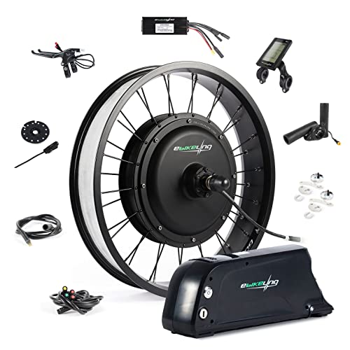 EBIKELING Waterproof Ebike Conversion Kit with Battery 20″ Fat Tire