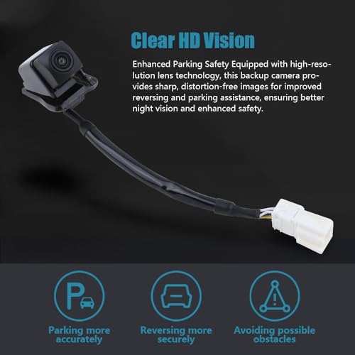 Image of Rear View Backup Camera FIT 2013-2015 Acura RDX Replace 39530TX4A01 39530-TX4-A01 Reverse Parking Assist Direct OE Replacement