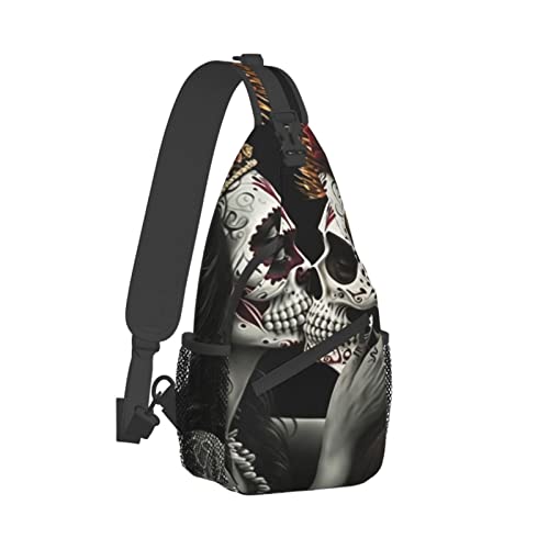 Mochila urbana crossbody casual unisex 7.2x3.5x15.3 in miniatura 1