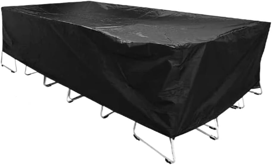 Outdoor Patio Furniture Covers Small Size Waterproof Outdoor Garden Furniture Covers Rain Snow Chair Cover For Sofa Table Patio Dust Proof Black