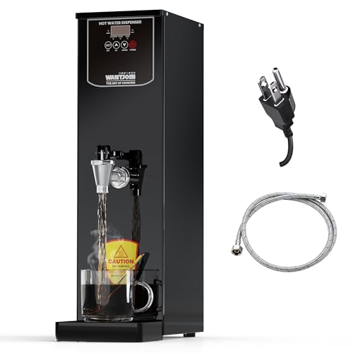 Image of WantJoin Commercial Hot Water Dispenser - 35L(9.2 GAL) /Hour Water Boiler Step-Heating Electric Countertop Water Dispenser Automatic Temperature Control Max 212F for Boba Tea Coffee Shop Office