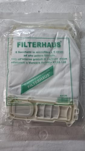Bolsas de microfibra VK135/136 compatibles en pack de 6 repuestos 2