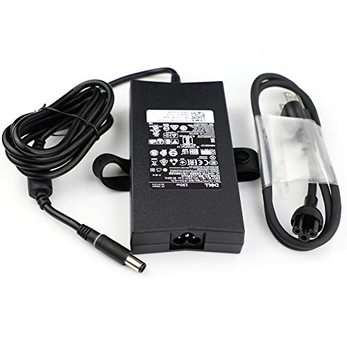 Genuine Official OEM Dell 130W Watt PA-4E WRHKW FA130PE1-00 DA130PE1-00 AC DC 19.5V Power Adapter PA Battery Charger Brick + Cord For Inspiron 300m 500m 510m 600m 630m 640m 7 00m 710m 6000 6000D 6400 8500 8600 9300 1150 5150 5160 1318 E1405 E1505 1501 1420 1520 1521 1525 1720 1721 15R(N5110) 17R(N7110) M5110 Systems Dell Latitude: E6400 X300 D400 D410 D420 D430