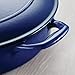 Tramontina Bestow Enameled Cast Iron Skillet with Lid, 10-inch Frying Pan, Blue