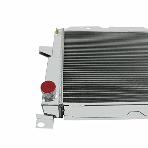 Ozcoolingparts 83-97 Ford F-Series Radiator, 4 Row Core Aluminum Cu1451 Radiator For 1983-1997 Ford F100 F150 F250 F350 F450 Bronco Pickup Truck, V8 Engine #TOP5