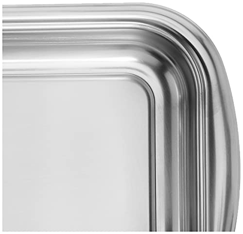 Tramontina 61310301 Assadeira Aço Inox, Prata, 295 X 192 mm