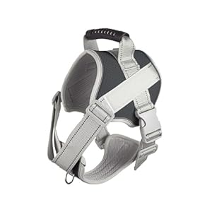 Homeaura Large Dog Harness – Adjustable XL Black Dog Vest (1 Pack, 330g) – Comfortable No-Choke Pet Body Belt for Big Dogs