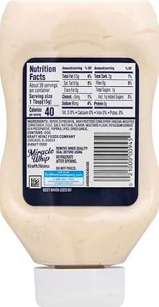 Miracle Whip Miracle Whip Creamy Dressing (19 oz Squeeze Bottle)