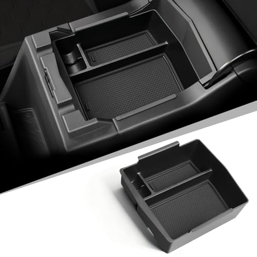 JHGFVC Center Console Organizer for 2025 2026 Subaru Forester Premium Sport Limited Touring Accessories ABS Armrest Storage Box Tray Organizer Insert for 2025 Subaru Forester Accessories