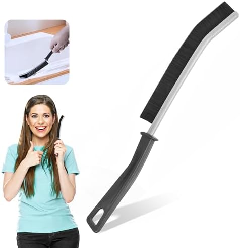 Crevice Gap Cleaning Brush 1Pcs – Hard Bristle Crevice Brush for Cleaning in Tight Spaces – Multifunctional Gap Brush Tool for Tile Grout, Window Seals & Appliances with Comfortable Hand Grip