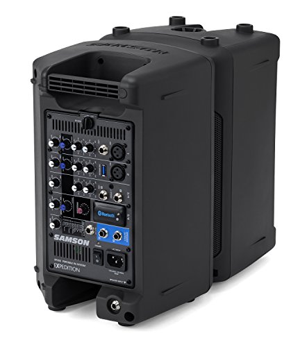 Image of Samson Expedition XP300 300W Portable Bluetooth Pa System 6 2 Way | Bluetooth Streaming, Removable 6-Channel Mixer, 6 2-Way Speakers, 16 Dsp Presets, USB Wireless Port
