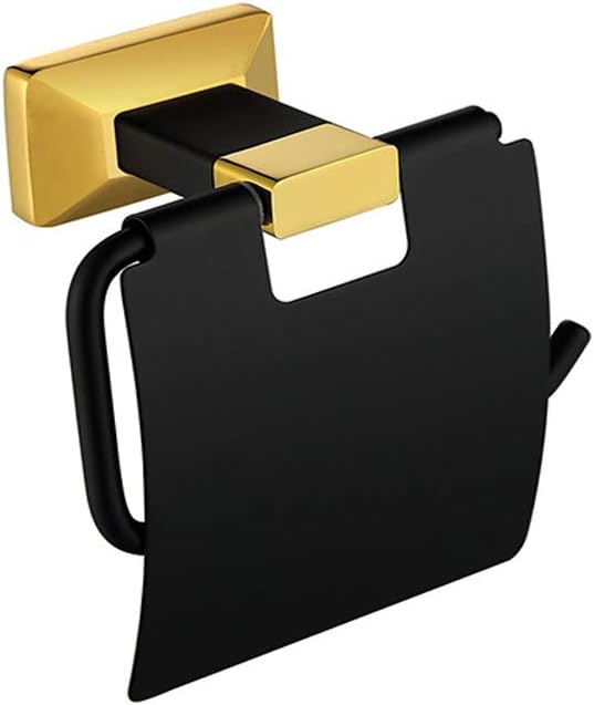 Toilet Paper Holder with Cover Rustproof Copper Wall Mounted Lavatory Toilet Accessories,Toiletpaperholder2