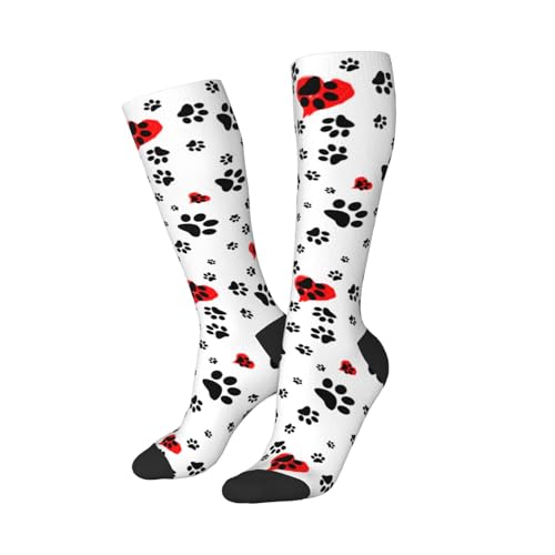 Image of Knee High Socks for Women Girls Fashion Women's Festival Stockings for Casual Running Work Travel