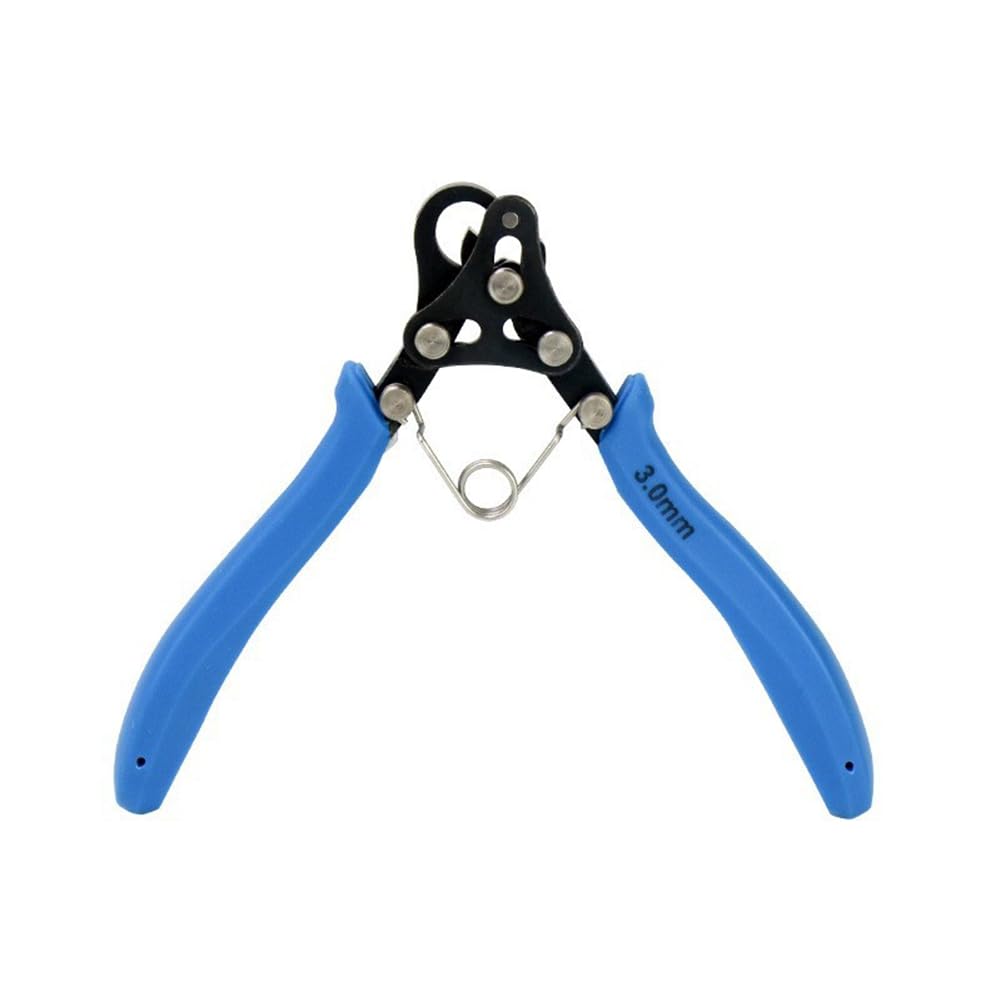 Peowuieu Blue Wire Rolling Plier Set For Wire Winding Bending Repair Jewelry Making Tool Round Nose Pliers 3Mm