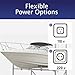 Aqua Marine Supply Boat Lift Motor – Painted Rigid Base, 1725 RPM, 115/230V – Heavy-Duty, Corrosion-Resistant Electric Motor for Marine Use (1: Horse Power)