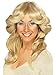 Smiffys 70er Jahre Perücke, Blond, Lang, wellig & durchgestuft Lang Wellig günstig Kaufen-Smiffys 70er Jahre Perücke, Blond, Lang, wellig & durchgestuft