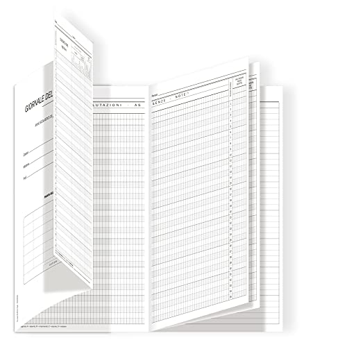 Data Ufficio Registro del Professore 3 Classi - 31x17cm -
