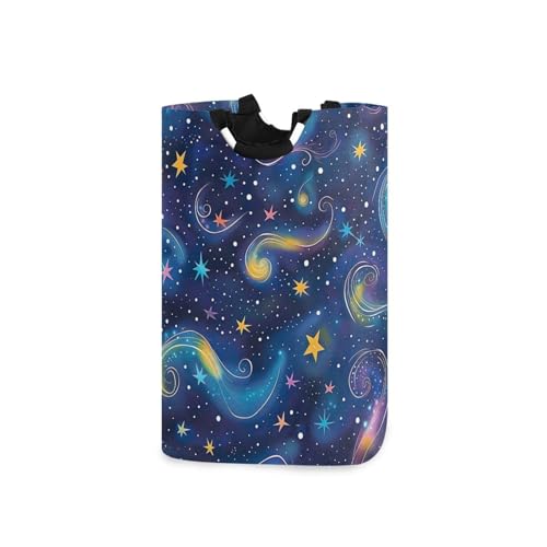 Panier à linge pliable espace lune parfait pour simplifier la routine familiale - 2