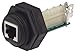 Brad ENS1105M010 RJ-Lnxx Industrial Ethernet RJ-45 Single-Ended Cordset, Male Straight, Shielded Solid Core (ENS) Cable Type, PUR Cable Jacket, 24AWG Wire Size, 1.5A Max Current Rating, 30V Max Voltage, 10 Base-T Wiring, 1.0m Cable Length (Pack of 4)