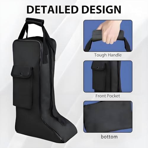 Amagogo Bolsa para botas de equitación, resistente al desgarro, con asa superior, para senderismo, camping, viajes y actividades al libre. - imagen 7