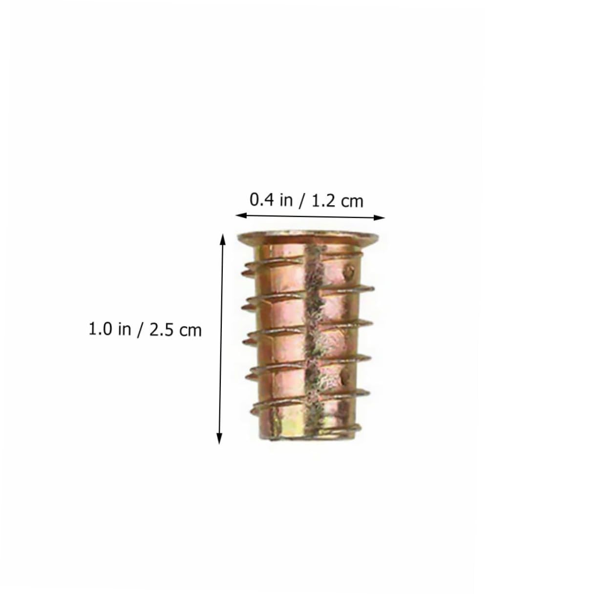 Cabilock 460piezas Incrustadas Tuercas De Enchufe y Atornilladas Muebles Hogar Color