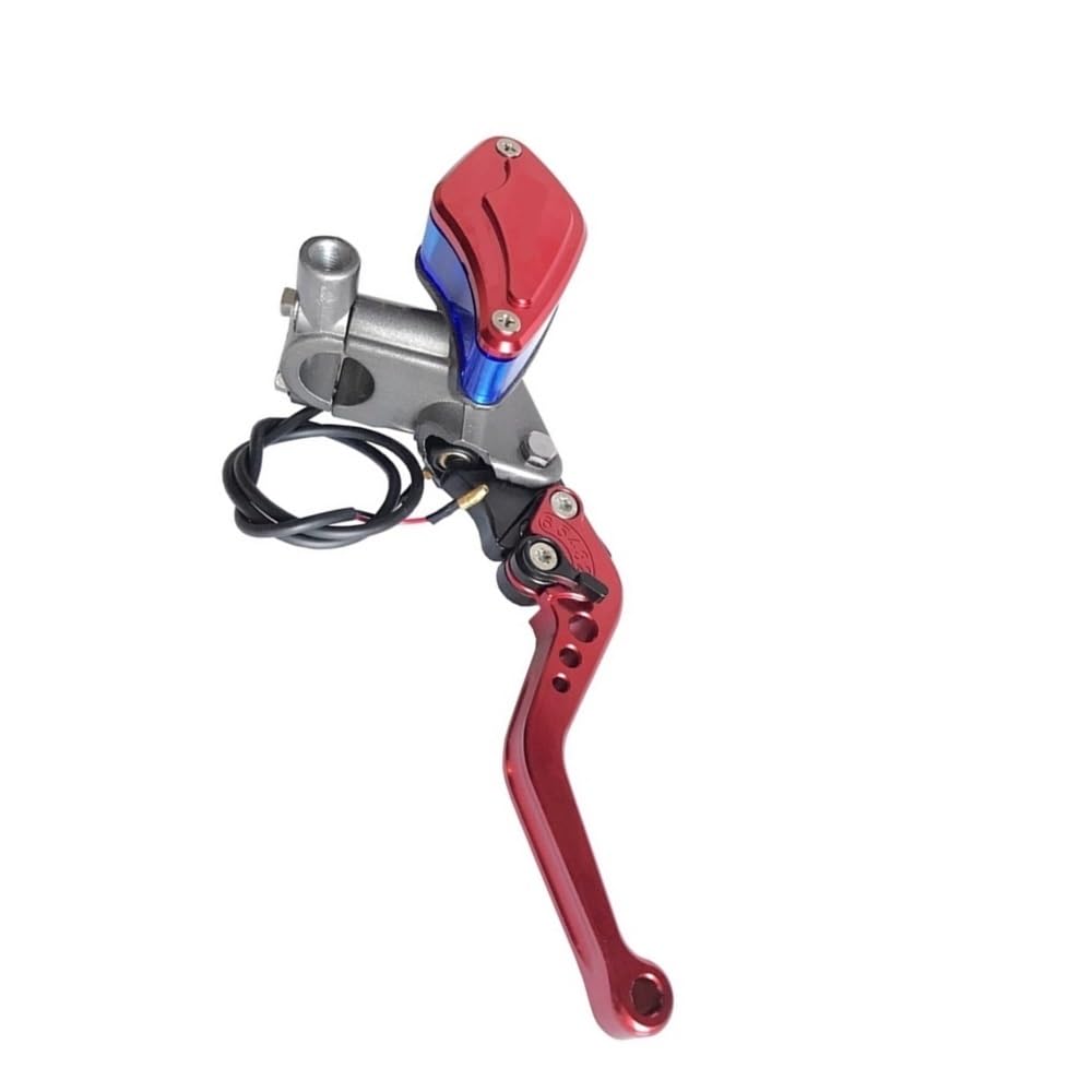 Cnljphfho Red Right Universal 22Mm 7/8" Hydraulic Brake Clutch Master Cylinder Lever Fit For 50Cc-300Cc Motorcycle(Red Right)