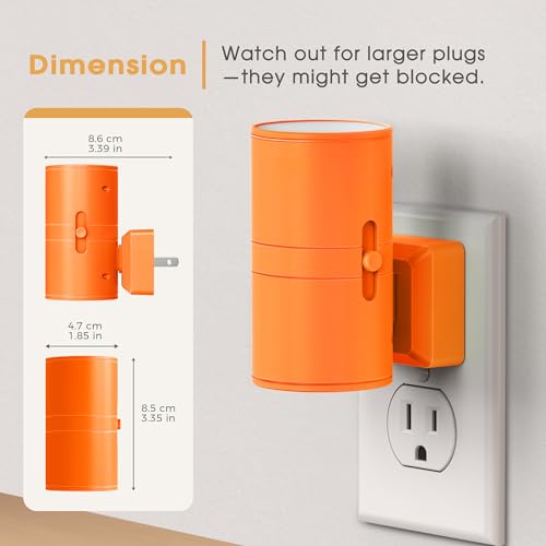 Briignite Night Lights Plug into Wall, Modern LED Night Light Plug in - image 4