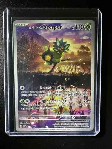 Teal Mask Ogerpon - SVP123 - SVP Black Star Promos - Cosmos Holo