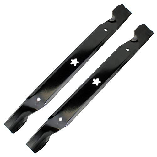 Image of New, Quality 2 Lawn Mower 42" Blade for Compatible with Poulan Pp175G42 Pp185A42 Pp19A42 PXT12538 PXT155G42 fits PP19A42-96046007800 (2015-09) PP19A42-96048009101 (2016-09) PXT12538-96016002200