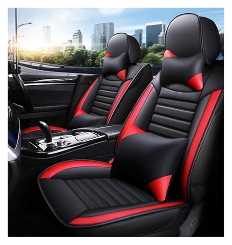 Housses de siège voiture haut de gamme finition Luxury noire et rouge pour Lada Kalina