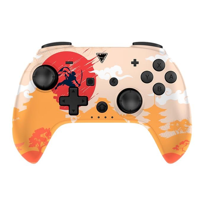 Dragonwar DragonShock Manette compacte sans fil Bluetooth PopTop Rising Sun pour Nintendo Switch et Switch OLED
