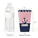 Big Dot of Happiness Ahoy - Nautical Girl - Baby Shower or Birthday Party Favor Popcorn Treat Boxes - Set of 12