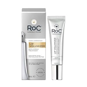 RoC Derm Correxion Lip Volumizer | Plumping Balm with Hyaluronic Acid & Collagen Peptides | 10 ml