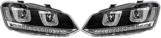 Eagle Eyes 441198 LHD Black DRL LED Projector Headlights With LED Indicator