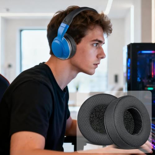 Image of SOULWIT Mesh Earpads for Skullcandy Hesh /Hesh2 Headphones - Black | Not Fit Hesh 3 /Hesh ANC /Hesh Evo Headphones