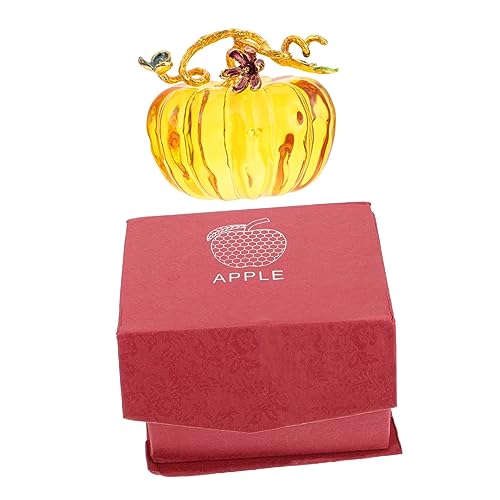 Citrouille en cristal Halloween fini le plastique pour la table