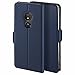 Produktbild YATWIN Handyhülle für Motorola G7 Power Hülle (6,2") Premium Leder Flip Schutzhülle mit Kreditkarten, Geldfächern und Standfunktion für Moto G7 Power Handytasche, Blau