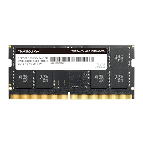 TEAMGROUP Elite SODIMM DDR5 32GB 5600MHz Laptop Memory