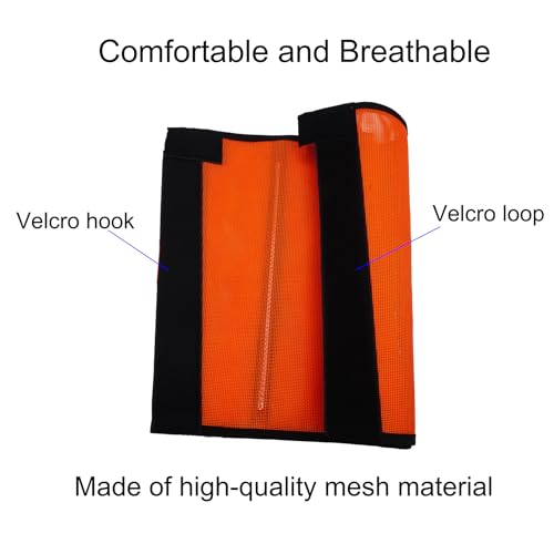 Image of 4 Pack Mesh Fly Boots for Horse Loose Breathable Horse Leggins Protective Horse Leg Wraps Protective Horse Leggings for Preventing Flies Bites (A)