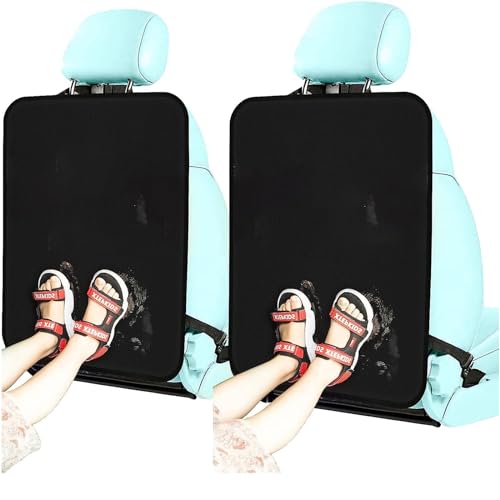 Nawwgy Kick Mats CarSeat Protectors for Child Back seat Offer Waterproof Protections of YourUpholstery from Mud Scratch Car Child seat Anti-Kick pad