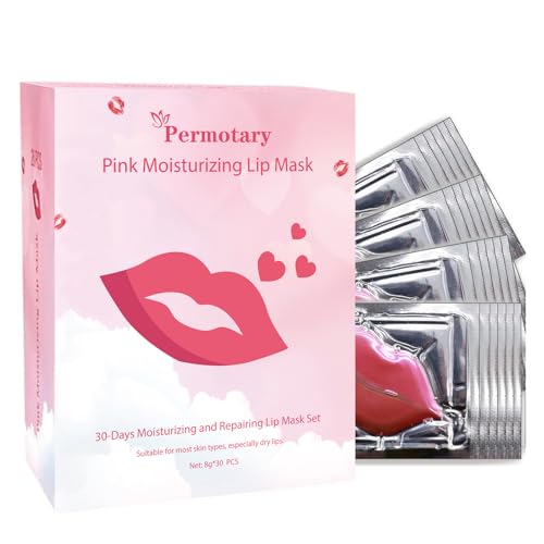 Permotary Collagen Lip Mask Crystal Gel Pads 30-Pack
