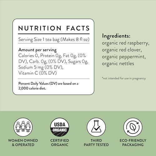 Organic Fertility Tea, 30 Teabags, 2.12 oz