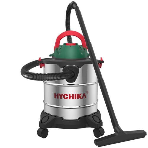 HYCHIKA 3 in 1 Wet and Dry Vacuum Cleaner, Power: 1200 W, 20 L Stainless Steel Tank, 6 M+ Cleaning Range (2.5 M Power Cores + 3.5 M Soft & Hard Hose), for Garden Outdoor Floor Sofa Cleaning 1 HYCHIKA 3 in 1 Wet and Dry Vacuum Cleaner, Power: 1200 W, 20 L Stainless Steel Tank, 6 M+ Cleaning Range (2.5 M Power Cores + 3.5 M Soft & Hard Hose), for Garden Outdoor Floor Sofa Cleaning