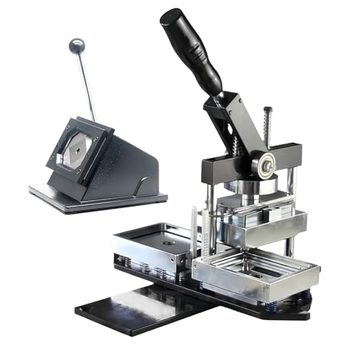 Zestaw Do Tworzenia Odznak I Magnesów Na Lodówkę, Prostokątne Magnesy 80 X 53 Mm Z Krajalnicą I 100 Materiałami Do Tworzenia Niestandardowych Magnesów I Odznak Fotograficznych